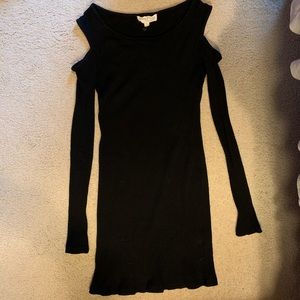 Black mini dress